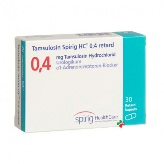 Тамсулозин Спириг HC 0,4 мг 30 ретард капсул 
