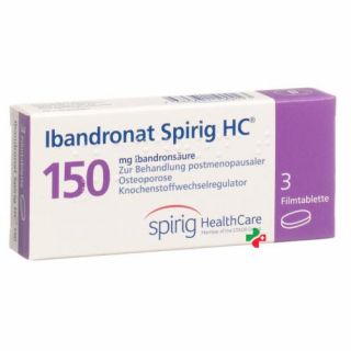 Ибандронат Спириг ХC 150 мг 3 таблетки покрытые оболочкой  