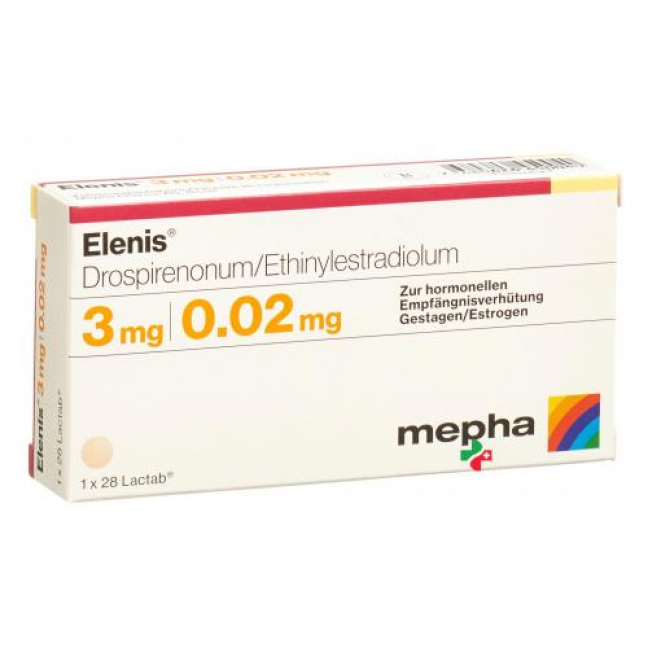Эленис 28 таблеток покрытых оболочкой 