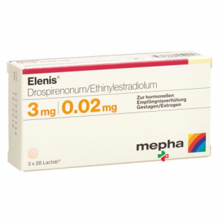 Эленис 3 х 28 таблеток покрытых оболочкой 
