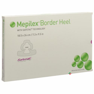 Mepilex Border Heel Schaumverband 18.5x24см 5 штук