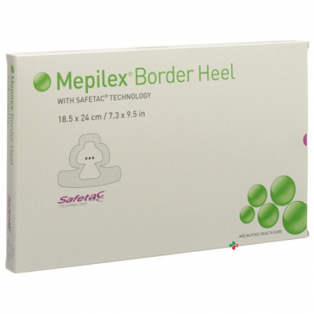Mepilex Border Heel Schaumverband 18.5x24см 5 штук