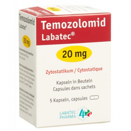 Темозоломид Лабатек 20 мг 5 капсул 