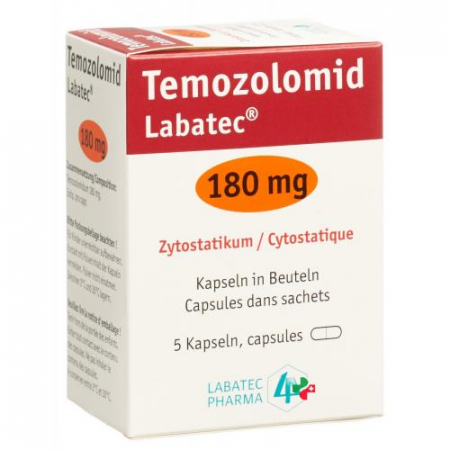 Темозоломид Лабатек 180 мг 5 капсул 