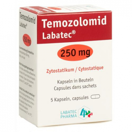 Темозоломид Лабатек 250 мг 5 капсул 