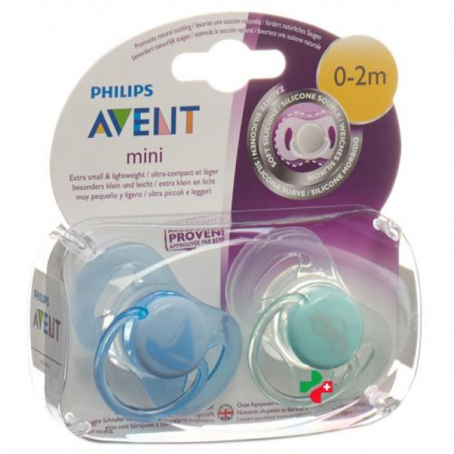 Avent Philips Mini Beruhigungssauger 0-2M Junge