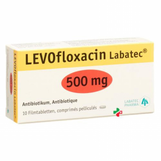 Левофлоксацин Лабатек 500 мг 10 таблеток покрытых оболочкой