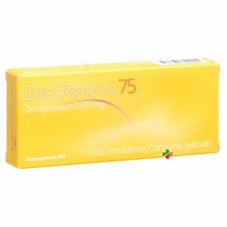 Десофемоно 75 мкг 28 таблеток покрытых оболочкой
