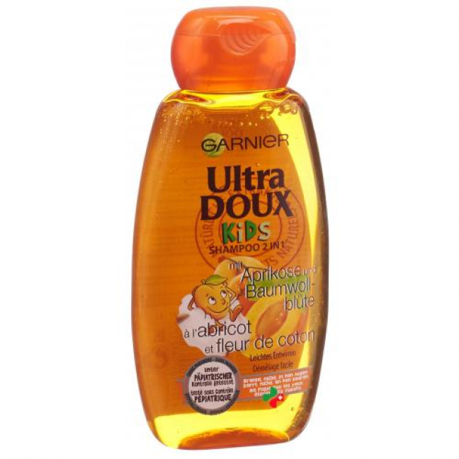 Ultra Doux Kids шампунь с Aprikose 2in1 250мл
