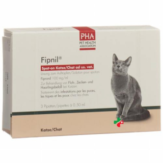 Fipnil Spot-on Ad Us. Vet. раствор Katze 3x 0.5мл