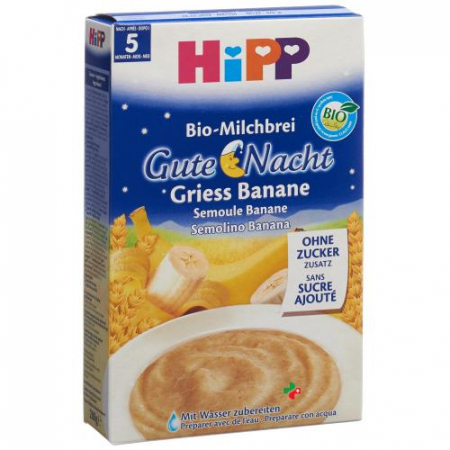 Hipp Gute Nacht Milchbrei 5m Griess Banane 280г