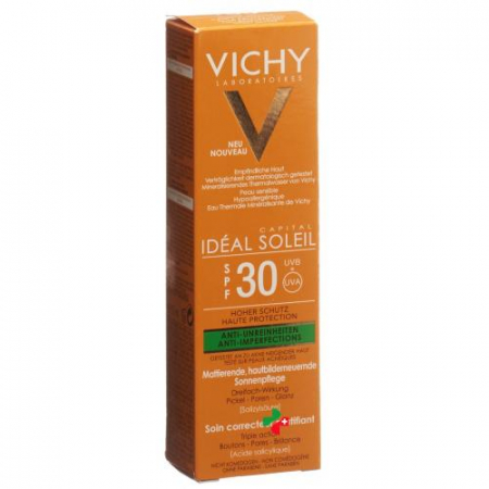 Vichy Ideal Soleil Anti-Unreinheiten LSF 30 50мл