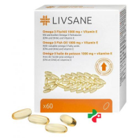 ЛИВСАН  Омега-3 рыбий жир + витамин Е 60 мягких капсул