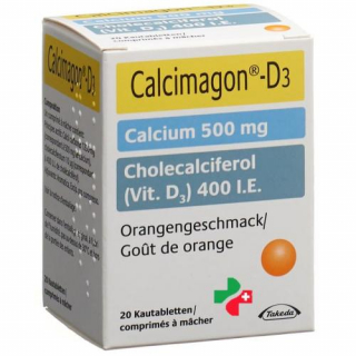 Кальцимагон Д3 Апельсин 20 жевательных таблеток