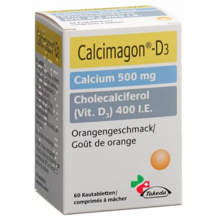 Кальцимагон Д3 Апельсин 60 жевательных таблеток