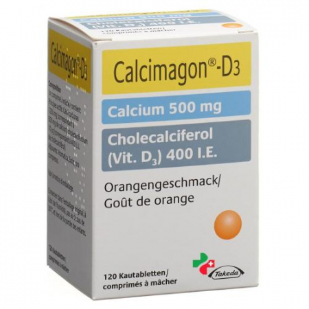 Кальцимагон Д3 Апельсин 120 жевательных таблеток