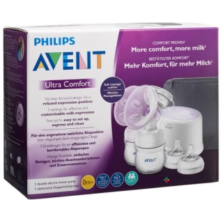 Подвійний електричний молоковідсмоктувач Avent Philips Ultra Comfort