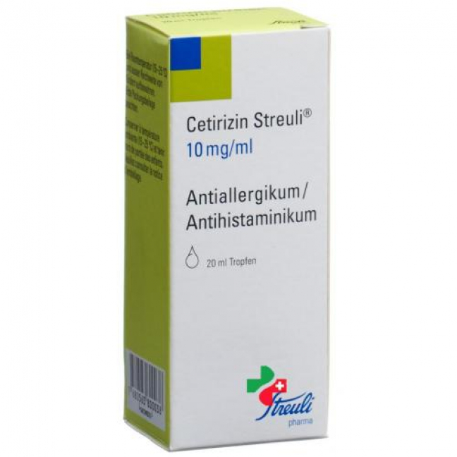 Цетиризин Штройли капли 10 мг/мл флакон 20 мл