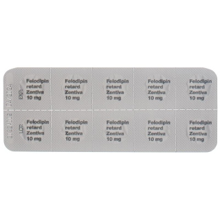 FELODIPIN retard Zentiva 10 mg