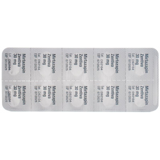 MIRTAZAPIN Zentiva Filmtabl 30 mg