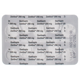 QUETIAPIN Zentiva Filmtabl 200 mg