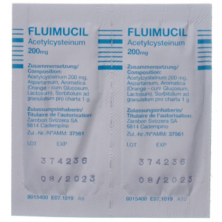 Флуимуцил Гран 200 мг взрослый пакетик 30 шт.