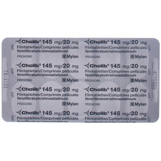 Холиб 145 мг / 20 мг 90 таблеток покрытых оболочкой