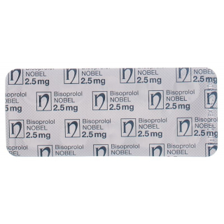 BISOPROLOL NOBEL Filmtabl 2.5 mg
