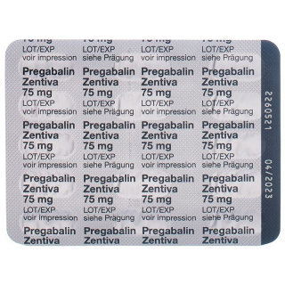 ПРЕГАБАЛИН Зентива Капс 75 мг