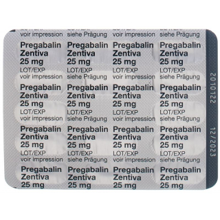 Прегабалин Зентива Капс 25 мг 56 шт.