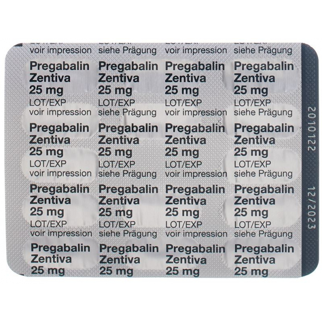 Прегабалин Зентива Капс 25 мг 56 шт.