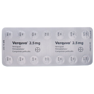 VERQUVO пленочная таблетка 2,5 мг