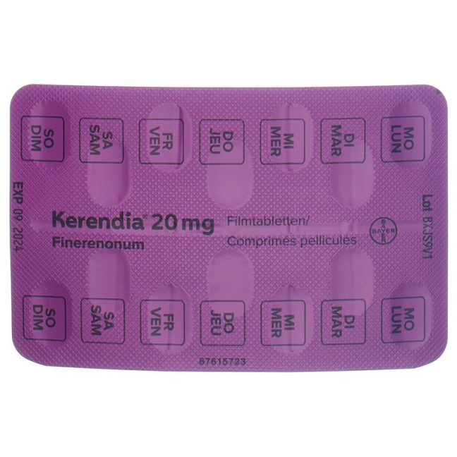КЕРЕНДИЯ пленочная таблетка 20 мг