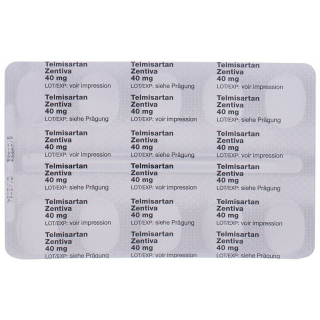 TELMISARTAN Zentiva Tabl 40 mg