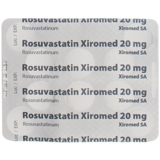 РОСУВАСТАТИН Ксиромед таблетки 20 мг