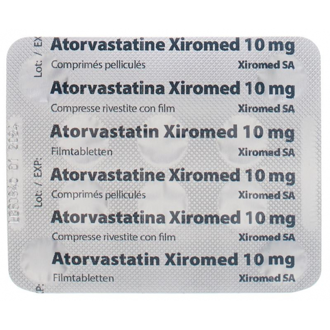 Аторвастатин Ксиромед Фильмтабл 10 мг 100 шт.