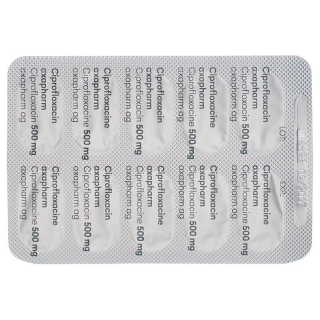 ЦИПРОФЛОКСАКИН аксафарм таблетки в пленочной оболочке 500 мг