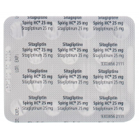 СИТАГЛИПТИН Спириг HC пленочные таблетки 25 мг