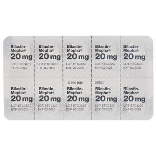 Биластин-Мефа таблетки 20 мг 30 шт.