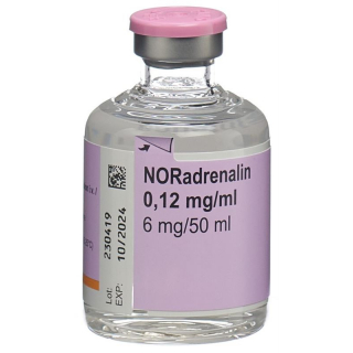 NORADRENALIN Sintetica Inf Lös 6 mg/50ml