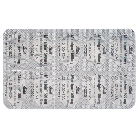 MINALGIN Tabl 500 mg oval