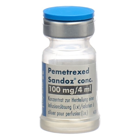 PEMETREXED Sandoz conc. Inf Konz 100 mg/4ml