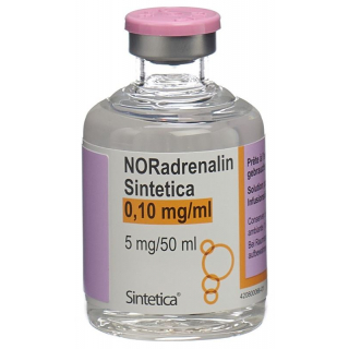 NORADRENALIN Sintetica Inf Lös 5 mg/50ml