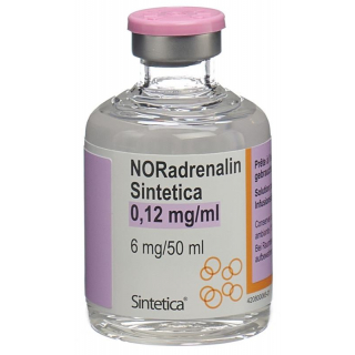 NORADRENALIN Sintetica Inf Lös 6 mg/50ml