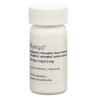 RYEQO пленочная таблетка 40 мг/1 мг/0,5 мг