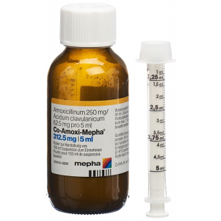 CO-AMOXI Mepha Plv 312,5 мг ж суспензия