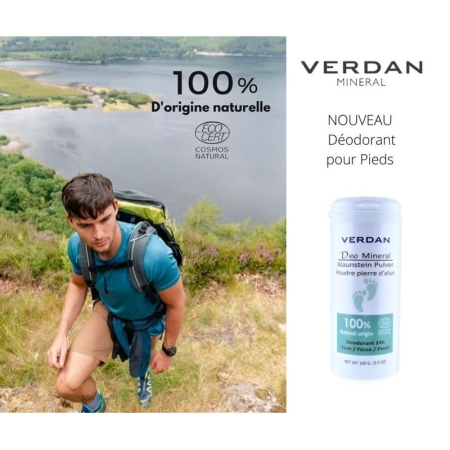 VERDAN Alaunstein Deo Pulver Ecocertifié