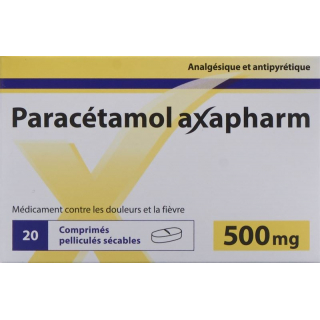 ПАРАЦЕТАМОЛ Аксафарм таблетки пленочные 500 мг