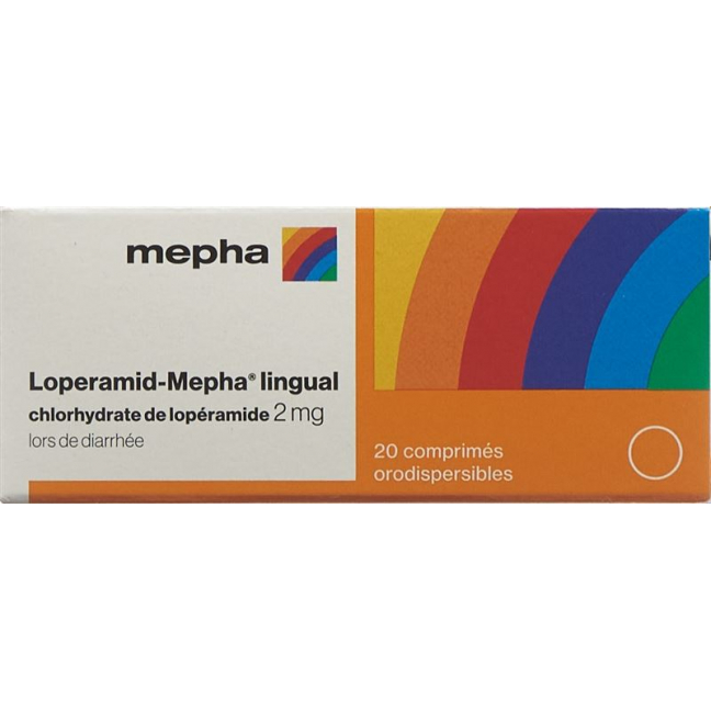 Лоперамид-Мефа лингвальные таблетки 2 мг 20 шт.