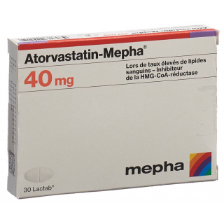 Аторвастатин-Мефа Лактаб 40 мг 90 шт.